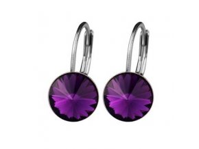 ocelove nausnice amethyst 8 mm 028956 pd 30