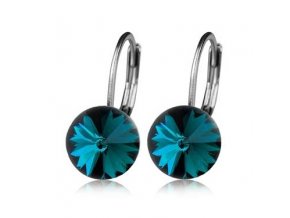 ocelove nausnice blue zircon 8 mm 028967 pd 40