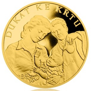 Česká mincovna Zlatý dukát ke křtu