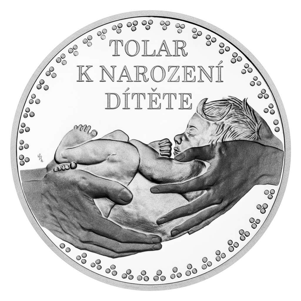 Česká mincovna Stříbrný tolar k narození dítěte