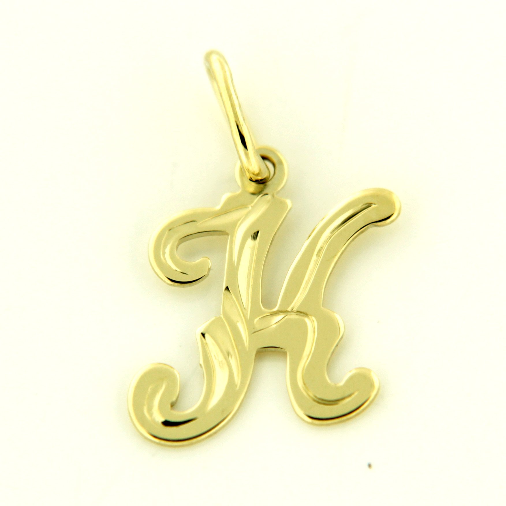 Přívěsky ze žlutého zlata - písmenka 9 mm Písmeno: K