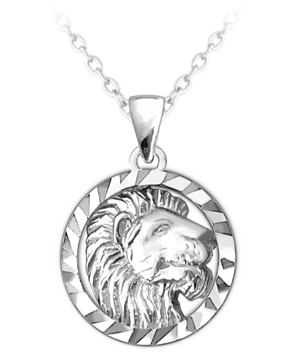 Znamení Lev - stříbrný náhrdelník