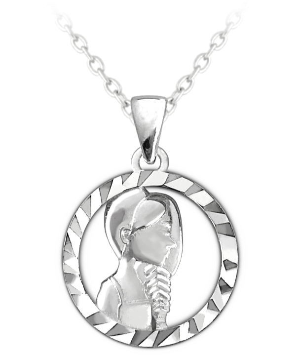 Znamení Panna - stříbrný náhrdelník