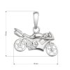 stribrny privesek motorka 135058 orx