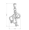 stribrny privesek skateboardista 157952 orx