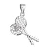stribrny privesek badminton 155532 orx