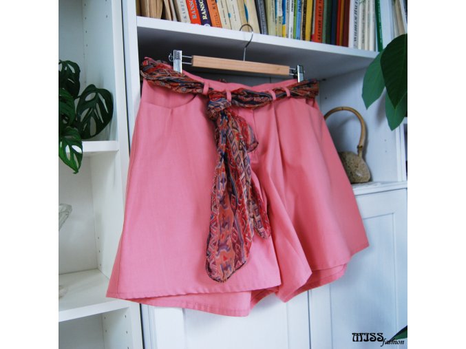 kalhoty, kraťasy, sukně, kalhotová sukně, krátký střih, minisukně, slow fashion, handmade