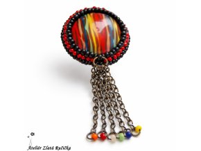 brož FANCY barevná AI