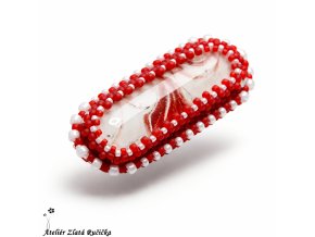 brož REGENT červenobílá 11