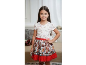 Hanička, sukně, dětská, dívčí, do školy, Vánoce