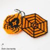 náušnice Halloween pavouk a síť5