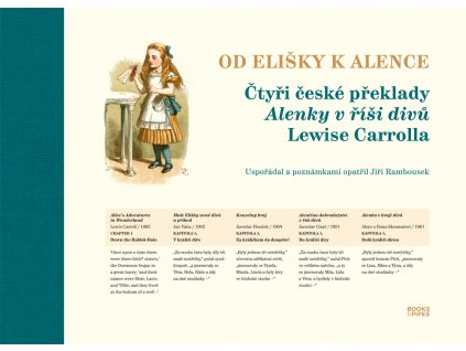OD ELIŠKY K ALENCE, ČTYŘI ČESKÉ PŘEKLADY ALENKY V ŘÍŠI DIVŮ LEWISE CARROLLA, zlatavelryba.cz