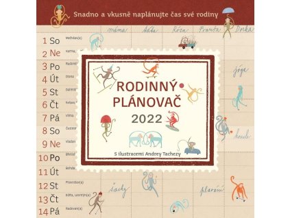 RODINNÝ PLÁNOVAČ 2022, PAVLA KÖPPLOVÁ, zlatavelryba.cz