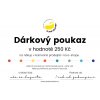 Dárkový poukaz 250 korun, www.zlatavelryba.cz