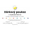 Dárkový poukaz 500 korun, www.zlatavelryba.cz