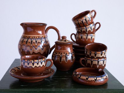 Sada bulharské keramiky velká