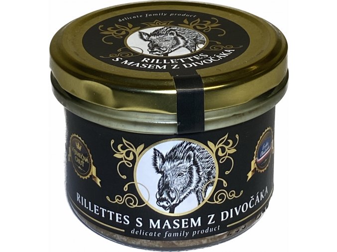 Vineco Rillettes s masem z divočáka 180g