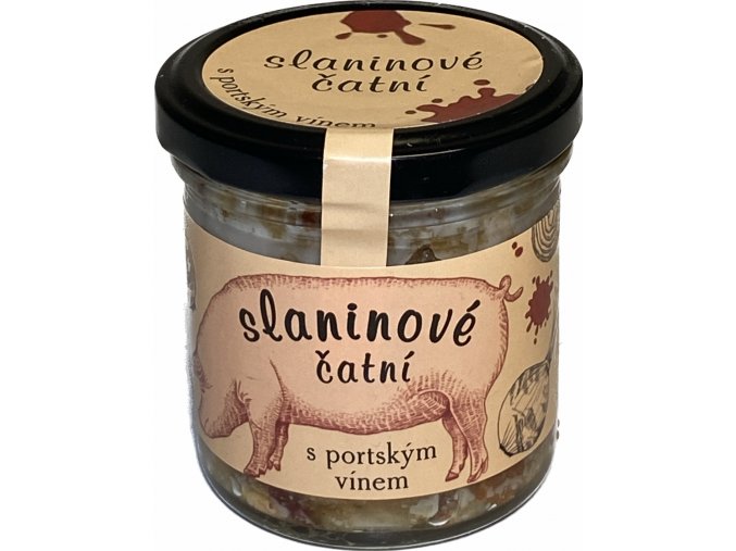 Vineco Slaninové čatní s portským vínem 155g