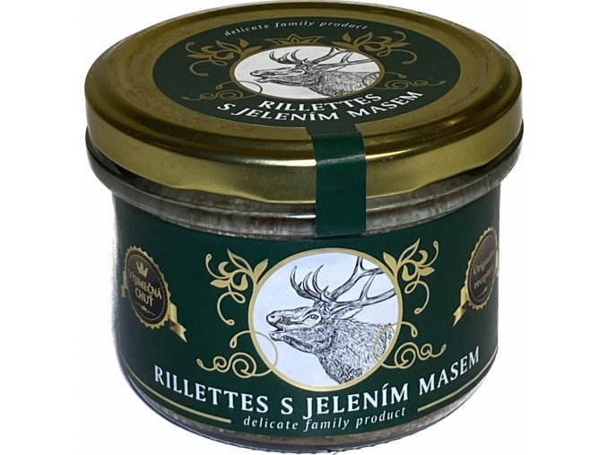 Vineco Rillettes s jelením masem 180g