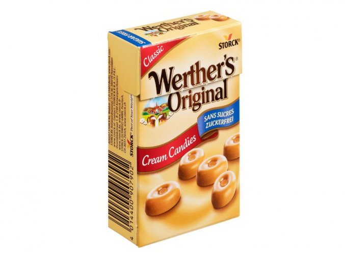 Werther's Original karamelové bonbony bez cukru 42g