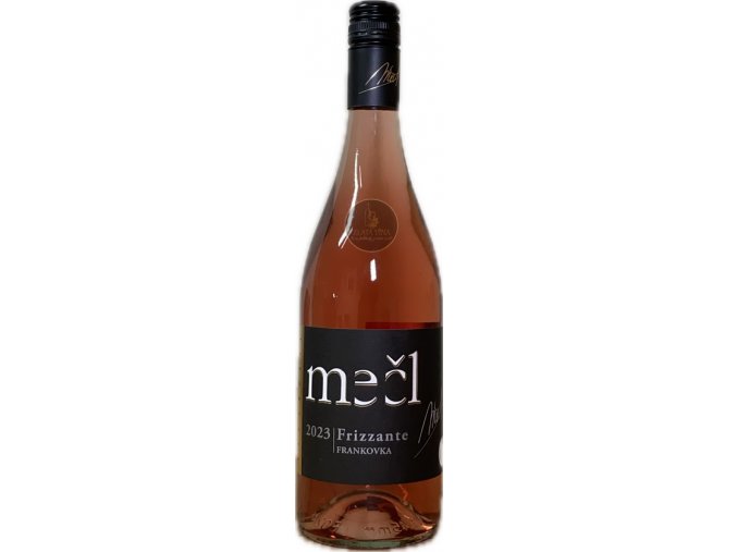 Mečl Frizzante Frankovka rosé 2023 polosladké