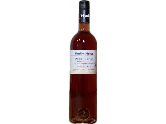 Tetur Merlot rosé PS 2022 polosuché