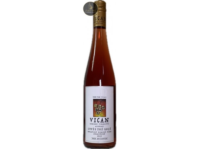 Vican Cuvée Thé rosé MZV 2022 polosuché