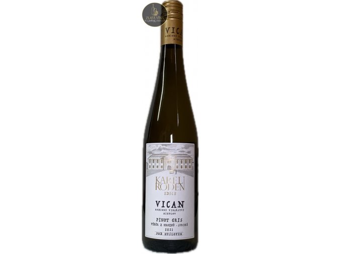 Vican Pinot Gris edice Karel Roden VZH 2021 suché