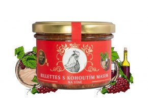 Vineco Rillettes s kohoutím masem na víně 180g