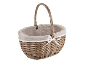 Koš proutí bavlna+PES piknik velký