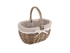 Koš proutí bavlna+PES piknik malý