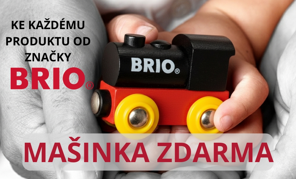 K nákupu Brio produktu Mašinka BRIO zdarma