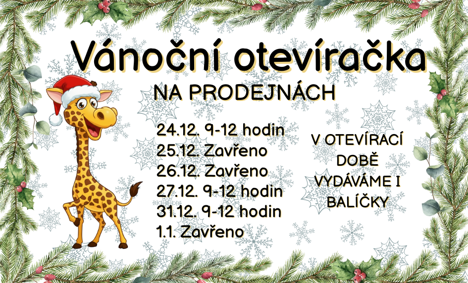 Otevírací doba vánoce