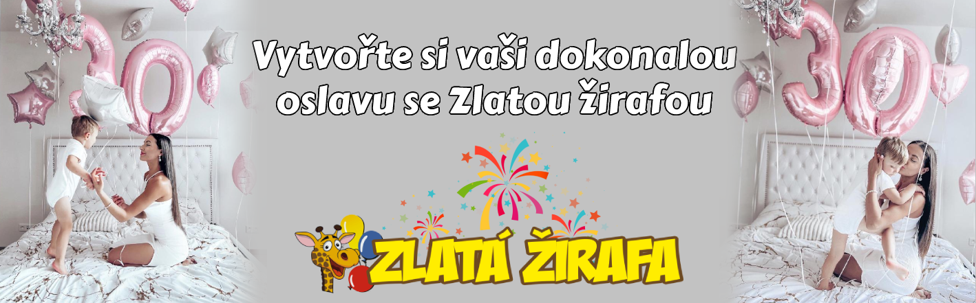 Vytvořte si vaši dokonalou oslavu se Zlatou Žirafou