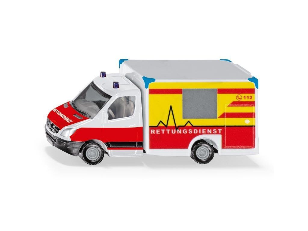 SIKU Blister - Mercedes Benz Sprinter sanitka
