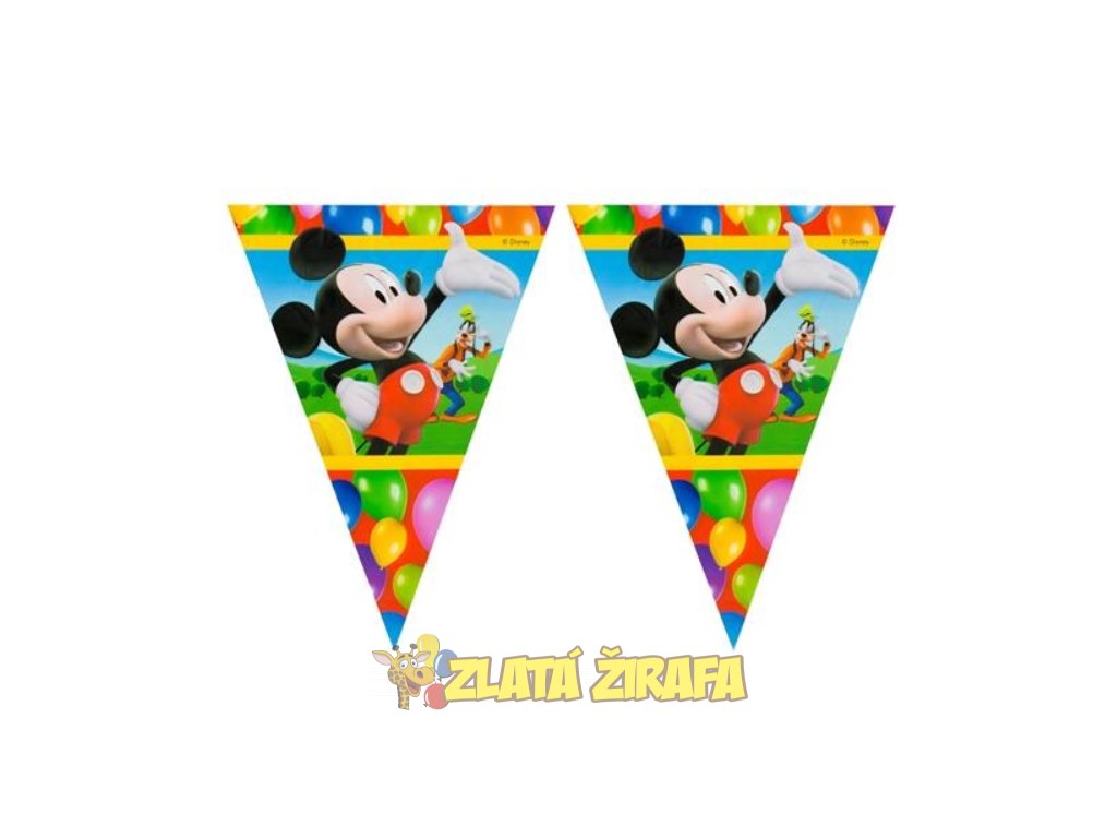 Vlaječková girlanda Mickey Playful 230 cm