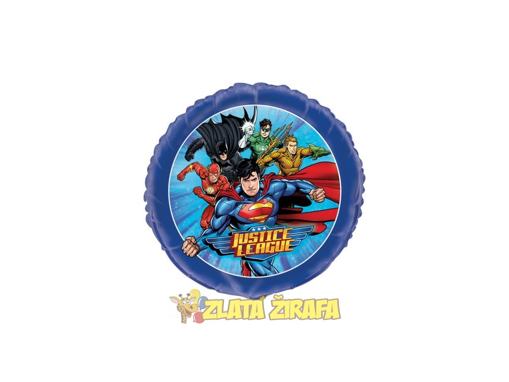 45 cm balónek Liga Spravedlnosti - Justice League