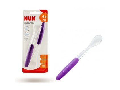 NUK Easy Learning Dětské lžíce soft 4m+ 2ks - různé barvy