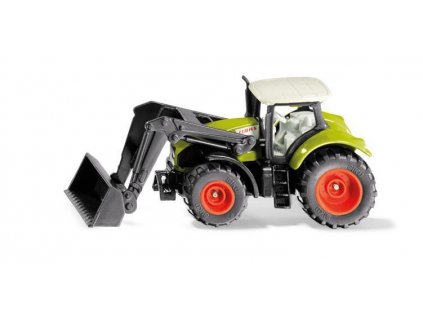 SIKU Blister - traktor Claas Axion s předním nakladačem