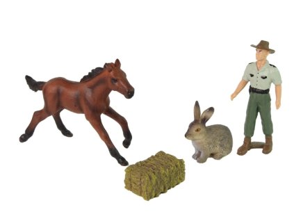 Zoolandia - Farma malý set s mláďaty, čtyři druhy