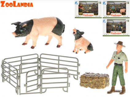 Zoolandia - zvířátko farma s mládětem a doplňky 2