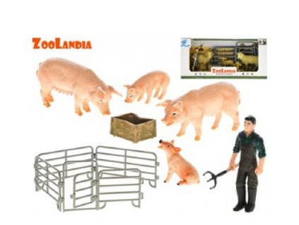 Zoolandia - zvířátko farma s mláďaty a doplňky