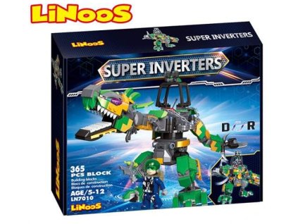 Stavebnice 365ks robot/dinosaurus s postavičkou (Kompatibilní s LEGO) + DÁREK: LEGO® Ninjago 30591 Titanový minirobot