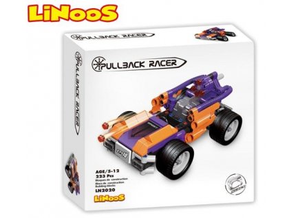 Stavebnice 223ks auto sportovní na zpětný chod (Kompatibilní s LEGO)  + DÁREK: LEGO® Speed Champions 30343 McLaren Elva