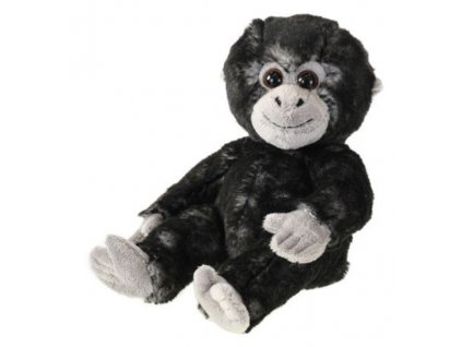 Gorila plyšová 18 cm sedící 0m+