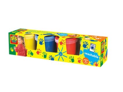 SES Prstové barvy 4 x 150ml