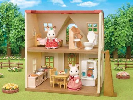 Sylvanian Families - Nábytek - startovací set nábytků a "chocolate" králík mamka