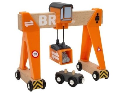 Brio World - Portálový jeřáb