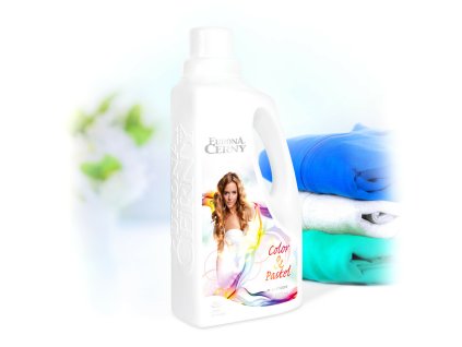 EURONA Tekutý prací prostředek na barevné a pestré prádlo 1000 ml