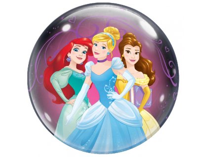 56 cm fóliový balónek kulatý - Princezny